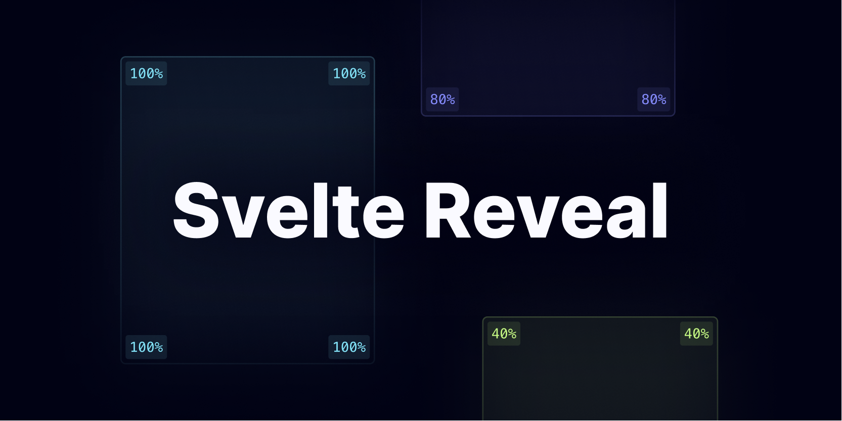 Svelte Reveal logo